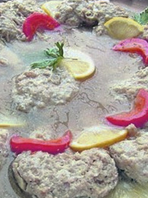 Пошаговый рецепт блюда из щуки - "Рубиновое заливное"