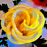 Роза из лимона