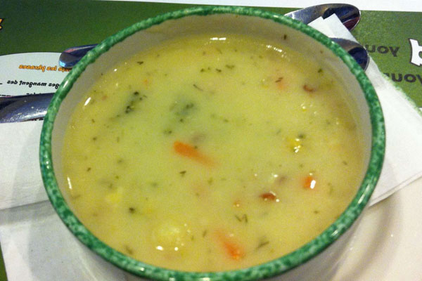Овощной крем-суп - вариант для блюда 2 летнему ребенку