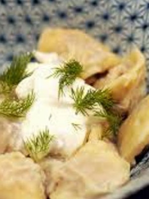 Пельмени с картошкой и адыгейским сыром - классический рецепт