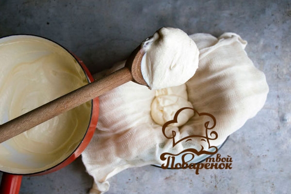 Домашний сыр маскарпоне - рецепт со сливками