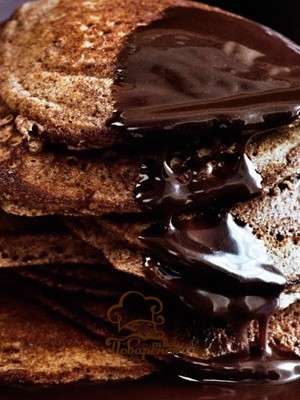 Традиционный рецепт шоколадных панкейков