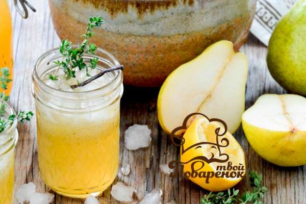 Как сделать домашний лимонад «Натахтари» с грушей и мятой