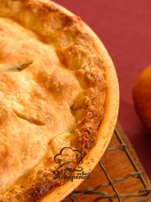 Пирог с яблоками и грушами - домашний рецепт
