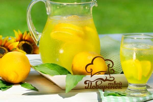 Лимонный морс - домашний рецепт