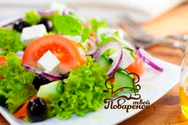 Как приготовить новогодний греческий салат