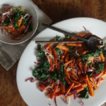Салат с морской капустой и корейской морковью