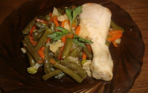 Тушёная курица с овощами рецепт с фото