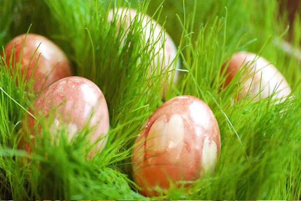 Традиция Пасхи - крашеные яйца
