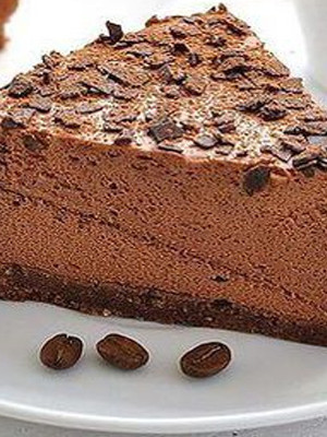 Шоколадный торт-суфле без выпечки