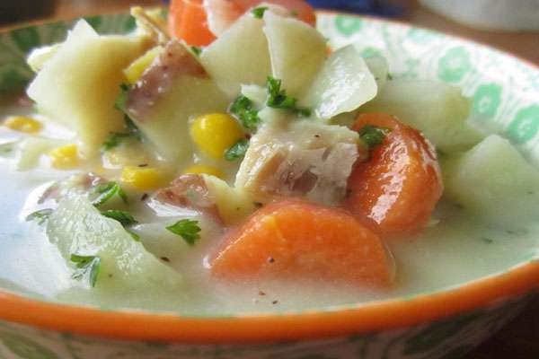Суп-пюре с семгой - домашний рецепт