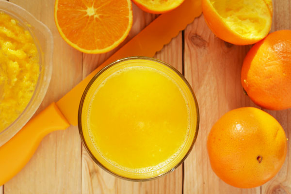 Рецепт апельсинового фреша в блендере