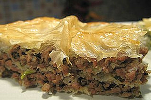 Пирог из лаваша с фаршем в духовке - классический рецепт