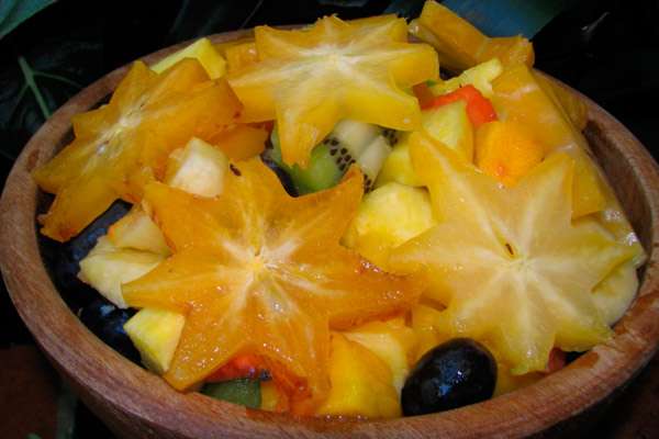 Салат из фруктов на Новый год «Ассорти»
