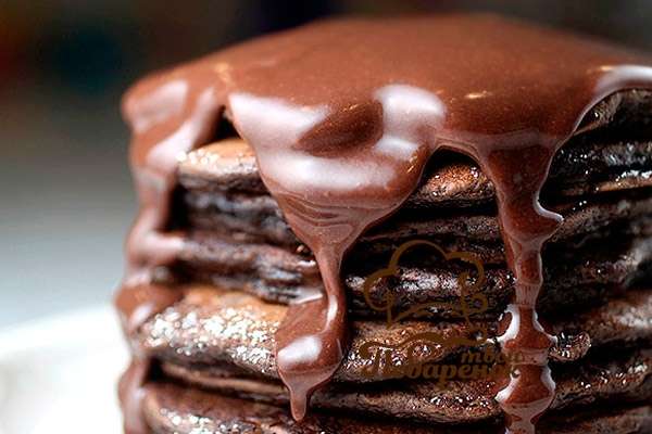 Как приготовить шоколадный панкейк на какао-порошке