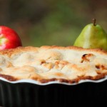 Пирог с яблоками и грушами