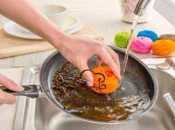 Как очистить тефлоновую сковороду от нагара